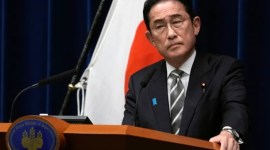Perdana Menteri Jepang Fumio Kishida diguncang skandal korupsi besar-besaran. [Franck Robichon/Pool Photo via AP Photo]