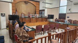 Sidang Praperadilan Eddy Hiariej Cs di PN Jaksel, Selasa (19/12/2023). (detikCom/Adrial)