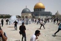Sejumlah kelompok Yahudi fanatik di Israel berencana menggelar demonstrasi di kompleks Masjid Al Aqsa di Yerusalem Timur pada Kamis (7/12/2023) malam waktu setempat. (AP/Mahmoud Illean)