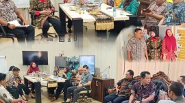 Inspeksi Umum oleh Bidang Pengawasan Kejati Kalsel dan pemeriksan di Kejaksaan Negeri (Kejari) Banjarmasin, Jumat (19/1/2024)/ (SyarIndonesia/Humas)