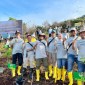 Aksi penanaman pohon serentak untuk memulihkan kawasan hutan di Gunung Pamaton yang berlokasi di Kabupaten Banjar, Provinsi Kalimantan Selatan. [ANTARA/HO-Adaro]