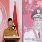 
Staf Ahli Bidang Pemerintahan Politik dan Hukum Pemprov Kalsel Sulkan saat menyampaikan sambutan Gubernur Kalsel H Sahbirin Noor pada kegiatan promosi dan diseminasi indikasi geografis (IG) tahun 2024 yang diselenggarakan Kanwil Kemenkum HAM Kalsel tersebut di Banjarmasin, Senin (22/1/2024). [ANTARA/HO-Adpim Kalsel]