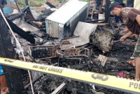 Musibah kebakaran di Jalan Antasan Segara RT 23 Banjarmasin Selatan, Selasa (2/1/2024) dinihari. *SuarIndonesia/DO)