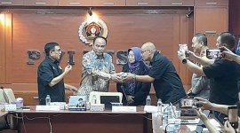 Kick off Satgas Antihoax Persatuan Wartawan Indonesia (PWI) dilaksanakan dengan meriah di Kantor PWI, Gedung Dewan Pers Lantai IV, Jalan Kebon Sirih, Jakarta Pusat, Selasa (9/1/2024) (SuarIndonesia/Ist)