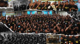 Sebanyak 50 ribu Relawan Tim Dozer Kalimantan Selatan (Kalsel) terus bergerak memenangkan Pasangan Calon Presiden nomor urut 2, Prabowo Subianto – Gibran Rakabuming Raka. (SuarIndonesia/Istimewa)