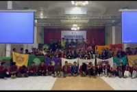 Badan Eksekutif Mahasiswa (BEM) se Kalimantan Selatan (Kalsel) menggelar deklarasi pemilu damai, di Politeknik Begeri Batulicin, Kabupaten Tanah Bumbu, pada Senin (15/1/2024)/ (SuarIndonesia/Ist)