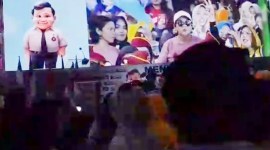 kampanye  Prabowo Subianto di GOR Rudy Resnawan Banjarbaru,  dibaniiri ribuan massa, Sabtu (20/1/2024). (SuarIndonesia. Ist)