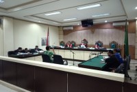 Saksi ahli dari Politeknik Tanah Laut Budi Kurniawan mengakui kalau volume pekerjaan pembangunan Gedung Laboratorium dan Pelayanan Publik Balai Besar Pengawas Obat dan Makanan (BBPOM) Banjarmasin tahap III di 2021, memang mengalami kekurang volume. (SuarIndonesia/HD)