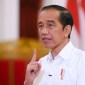 Presiden Joko Widodo mengomentari debat ketiga Pilpres 2024, menyatakan data tentang pertahanan negara tidak bisa sembarangan dibuka bak toko kelontong. [Foto: Biro Pers Setpres]
