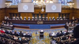 Israel bakal menghadap Mahkamah Internasional (International Court of Justice/ICJ) di Den Haag, Belanda, untuk melawan gugatan Afrika Selatan soal genosida di Jalur Gaza Palestina. [internationaledag.nl]
