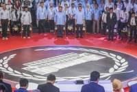 KPU menggelar lima kali debat sebagai rangkaian untuk Pilpres 2024. [ANTARA Foto/Galih P]
