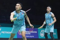 
Fajar/Rian kalah di babak perempat final Malaysia Open 2024. [PBSI]