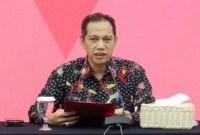 
Wakil Ketua KPK Nurul Ghufron mengatakan Presiden Joko Widodo (Jokowi) akan mengusulkan dua nama ke DPR untuk menjadi pengganti mantan Ketua KPK Firli Bahuri. [ANTARA/Fianda Sjofjan R]