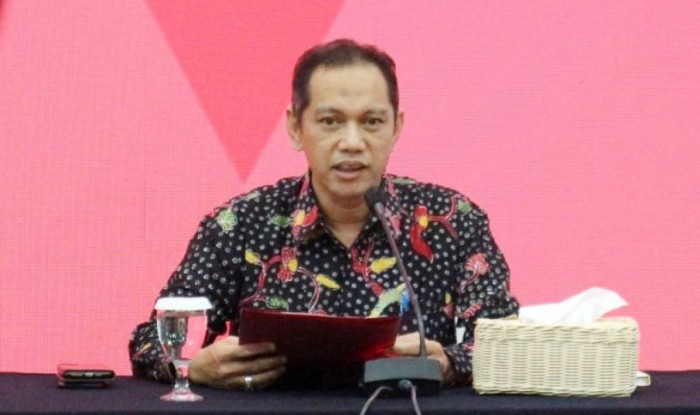 
Wakil Ketua KPK Nurul Ghufron mengatakan Presiden Joko Widodo (Jokowi) akan mengusulkan dua nama ke DPR untuk menjadi pengganti mantan Ketua KPK Firli Bahuri. [ANTARA/Fianda Sjofjan R]