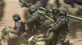 
Ilustrasi -- Serangan lintas perbatasan marak di antara militer Israel dan Hizbullah yang bermarkas di Lebanon. [©AP Photo/Hassan Ammar]