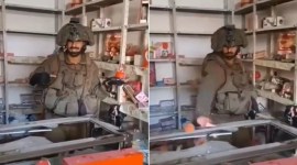 Aktivitas militer Israel yang mengkhawatirkan di Jalur Gaza menjarah uang, emas dan artefak. [newsbeezer.com]