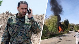 Serangan udara Israel di selatan Lebanon hari Senin, (8/1/2024) menewaskan Wissam Hassan al-Tawil, komandan senior pasukan Radwan dari kelompok Hizbullah, menurut seorang pejabat keamanan Lebanon. [Hezbollah Military Media via AP/X @visegrad24]