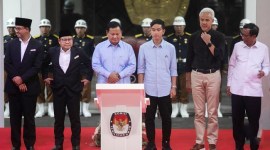 KPU tetapkan zonasi kampanye parpol dan capres cawapres di Pilpres 2024. [CNNIndonesia/Adi Maulana I]