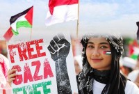 Indonesia tegaskan akan dukung Palestina sampai merdeka.[Merdeka-ANTARA Foto/Didik S]