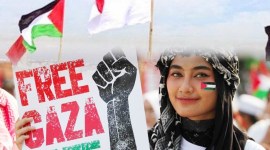 Indonesia tegaskan akan dukung Palestina sampai merdeka.[Merdeka-ANTARA Foto/Didik S]