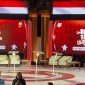 Venue saat debat ketiga Pilpres 2024. [detikcom/Anggi]
