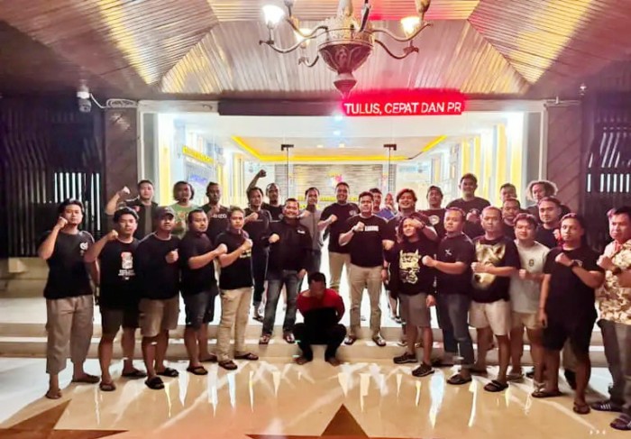 Polda Jawa Tengah mengamankan pelaku utama penembakan yang menewaskan anggota Laskar Umar bin Khattab di Colomadu, Kabupaten Karanganyar, Minggu (29/1/2024) malam. [Foto: Istimewa/Endro S]