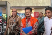 Syahrul Yasin Limpo (SYL) kembali diperiksa Dewas KPK. [detikCom/Azhar]