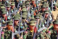 Ilustrasi tentara Myanmar. [AFP]