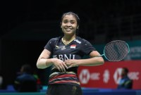 

Gregoria Mariska Tunjung lolos perempat final Malaysia Open 2024. [Humas PP PBSI]