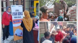 Dishanpang Kalteng melaksanakan Gerakan Pangan Murah di Kelurahan Pahandut, Kamis (22/2/2024) dan sejumlah lokasi lainnya. [ANTARA/HO-Dishanpang Kalteng]
