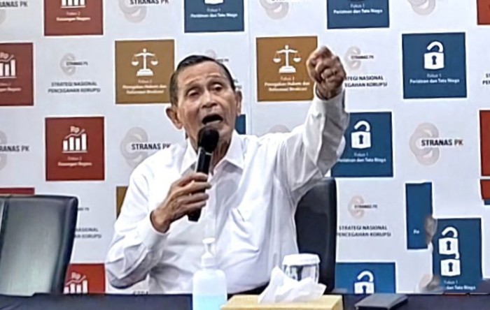 Ketua Dewan Pengawas KPK Tumpak Hatorangan Panggabean. [ANTARA/Fianda Sjofjan R]