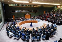 Pemungutan suara di Dewan Keamanan (DK) PBB, Duta Besar AS untuk PBB Linda Thomas-Greenfield mengancam akan menggunakan hak veto terkait resolusi gencatan senjata baru di Gaza yang diusulkan Aljazair. [Reuters]