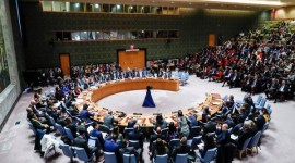 Pemungutan suara di Dewan Keamanan (DK) PBB, Duta Besar AS untuk PBB Linda Thomas-Greenfield mengancam akan menggunakan hak veto terkait resolusi gencatan senjata baru di Gaza yang diusulkan Aljazair. [Reuters]