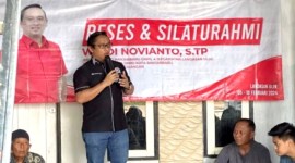 Ketua Bapemperda DPRD Kota Banjarbaru Windi Novianto saat melaksanakan reses menjaring aspirasi masyarakat sesuai daerah pemilihan di Kecamatan Landasan Ulin beberapa waktu lalu. [ANTARA/HO-Humas DPRD Banjarbaru]