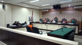 Pengakuan Heri disampaikan dalam pemerikasan terdakwa, pada sidang lanjutan di Pengadilan Tindak Pidana Koruopsi Banjarmasin, Kamis (1/2/2024). (SuarIndonesia/HD)