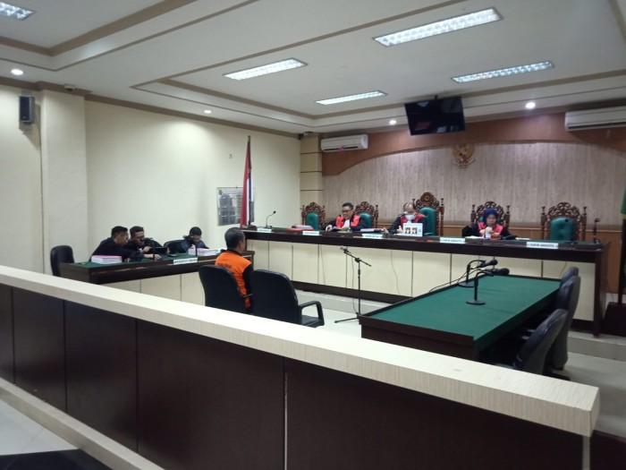 Pengakuan Heri disampaikan dalam pemerikasan terdakwa, pada sidang lanjutan di Pengadilan Tindak Pidana Koruopsi Banjarmasin, Kamis (1/2/2024). (SuarIndonesia/HD)