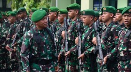 Korem 101/Antasari mengikuti Apel Gelar Pasukan Jajaran TNI secara serentak melalui Vicon dengan Panglima TNI, Kamis (1/2/2024) (SuarIndonesia/Ist)