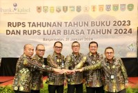 Bank Kalsel mengadakan Rapat Umum Pemegang Saham (RUPS) Tahunan untuk Tahun Buku 2023 dan RUPS Luar Biasa (LB) Tahun 2024 pada Rabu, 31 Januari 2024 (SuarIndonesia/Adv)