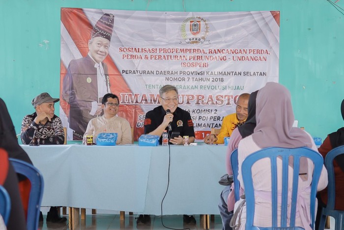 Ketua Komisi II DPRD Kalsel, Imam Suprastowo,