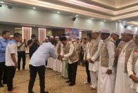 HM Zairullah Ashar usai dilantik menjadi Ketua DPD Pergerakan Indonesia Maju, di Rattan In Bajarmasin, Senin (5/2/2024). (SuarIndonesia/SU)