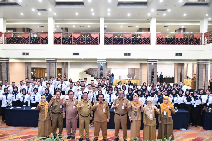 Tingkatkan kualitas layanan publik, ratusan PPPK Pemko Banjarmasin ikuti orientasi. (SuarIndonesia/SU)