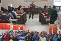 Antusias para  Dewan Guru dan Kepala Sekolah (Kepsek) di tiga Sekolah Menengah Kejuruan Negeri (SMKN) Banjarbaru, mengkuti penerangan hukum, Kamis (15/2/2024). (SuarIndonesia/Ist)