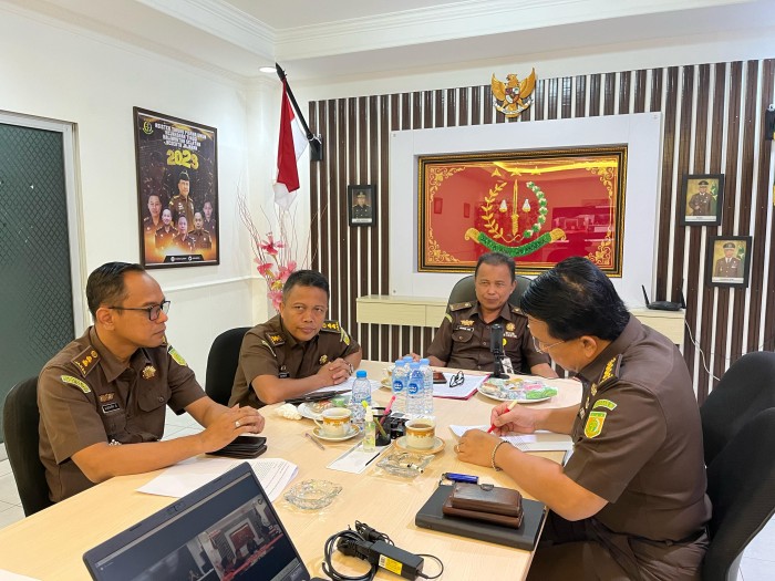 ekspose dihadiri Akhmad Yani SH MH, Plt Wakil Kepala Kejati Kalsel, dan H Ramdhanu D,SH MH. selaku Asisten Tindak Pidana Umum Kejati., Kamis (22/2/2024) (SuarIndonesia/Ist)