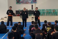 Seleksi cabang olahraga pencak silat dalam menghadapi Pekan Olahraga Pelajar Daerah (POPDA) tingkat Provinsi Kalimantan Selatan. (SuarIndonesia/Humas)