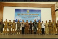 Forkopimda Kota Banjarmasin dalam rangka persiapan menjelang Bulan Suci Ramadhan 1445 Hijriah, berlangsung di salah satu hotel di Banjarmasin, Selasa (27/2/2024). (SuarIndonesia/Ist)