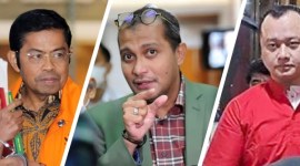 Idrus Marham, Edward Omar Sharif Hiariej, dan Helmut Hermawan akan di dalami KPK dalam serangkaian dugaan pertemuannya. [Foto: Istimewa]