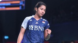 
Ester Nurumi Tri Wardoyo lolos ke perempatfinal Thailand Masters 2024. [PBSI]
