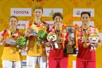 
Dechapol Puavaranukroh/Sapsiree Taerattanachai, ganda campuran tuan rumah juara Thailand Masters 2024. [X @bhulukhuduktv]