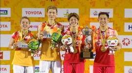 
Dechapol Puavaranukroh/Sapsiree Taerattanachai, ganda campuran tuan rumah juara Thailand Masters 2024. [X @bhulukhuduktv]