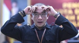 
Ketua Komisi Pemilihan Umum (KPU) Hasyim Asy'ari. [Antara Foto/M Risyal Hidayat]